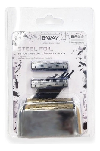 Set De Cabezal, Laminas Y Filos Steel Foil B-way