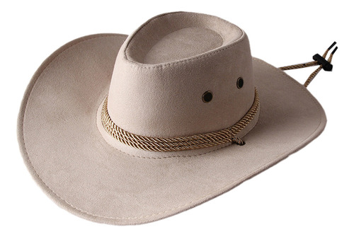 (bg) Sombrero Vaquero Occidental De Color Sólido, Sombrero D