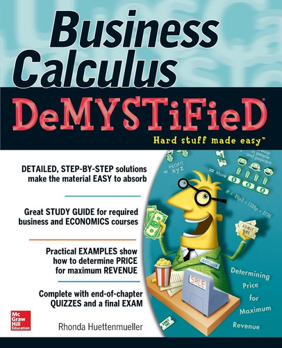 Libro Business Calculus Demystified, En Ingles