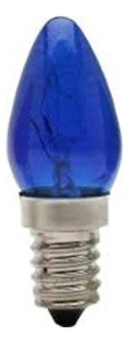 Lâmpada Chupeta 7w 110v Azul E12 - Sadokin