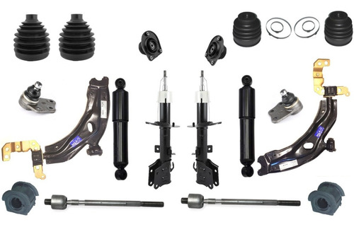 Kit Suspension Palio Adventure Para Bieleta 2001/ -18 Piezas