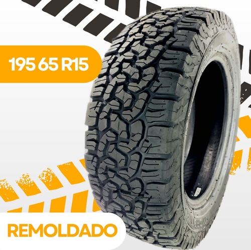 2x Pneu 195 65 15 Remold Modelo Bf Goodrich Com Inmetro