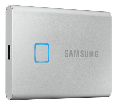 Disco sólido SSD externo Samsung Portable SSD T7 MU-PC2T0 2TB plata
