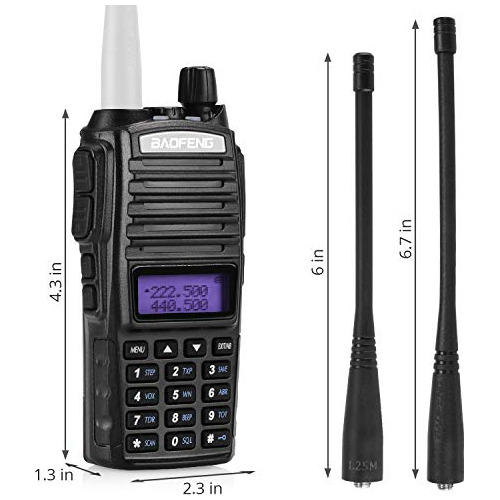 Uv 82x3 Tri Band Radio Vhf 1.25m Uhf Handheld Portable Ham