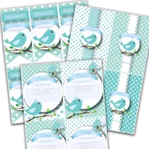 Comprar Kit Imprimible Pajarito Nene - Cumpleaños-baby Shower