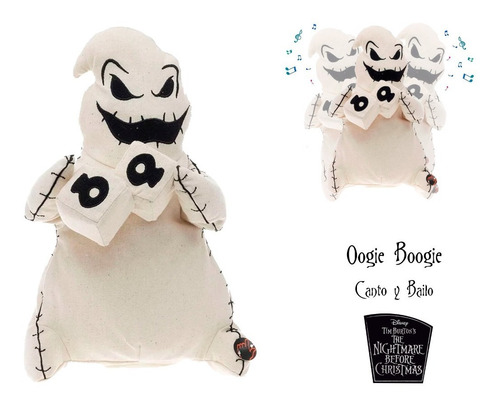 Oogie Boogie Muñeco Con Animación Y Sonido Disney Original