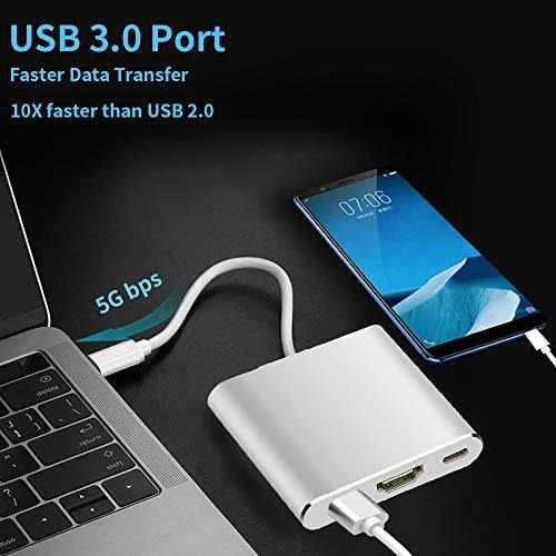 Adaptador Usb Hdmi Qidoou Tipo Multipuerto Hub 4k