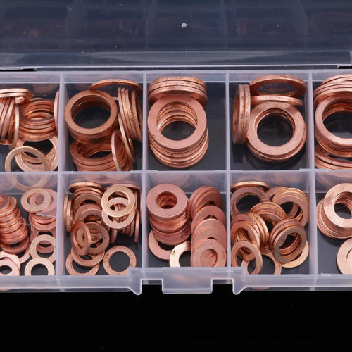 200pcs Arandela Kit Con Caja Para Reparación De Motor De