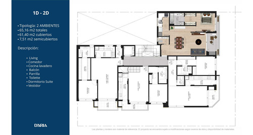 Venta Departamento 3 Ambientes En San Isidro Muy Luminoso