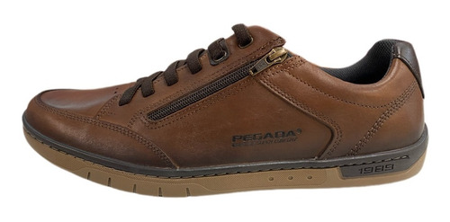 Zapato Casual Pegada Talles Especiales C Cierre 517412 Pino 