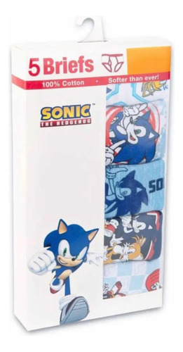 Ropa Interior De Sonic Para Niños.