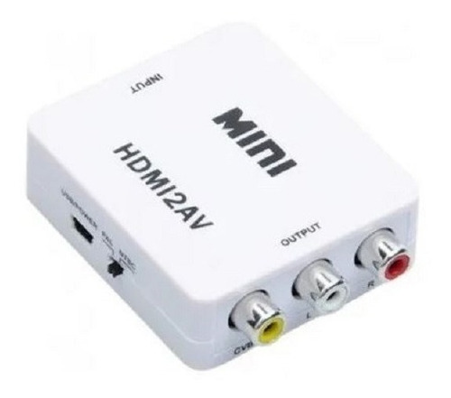 Convertidor Conversor Adaptador Hdmi + Sonido A Rca, Calidad