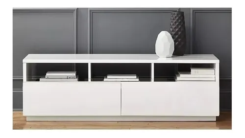 Mueble Mesa Rack Para Tv Eco Melamina Con Ruedas