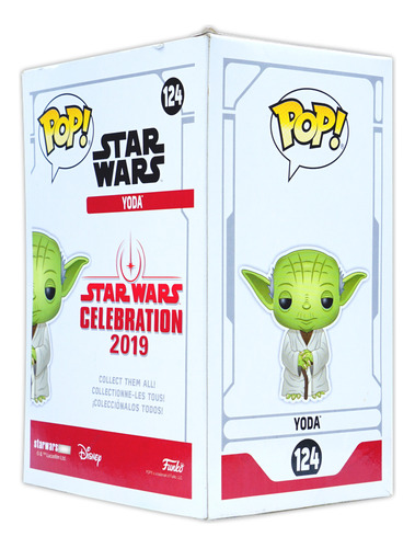 Funko Pop Star Wars Yoda #124 Galactic Convention Exclusive