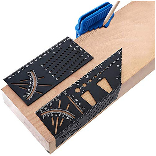 3d Multi Angle Measure Ruler Square Size Wood Working Three