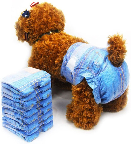 Pañales Desechables Para Perros Femeninos   Dono Jeans Supe