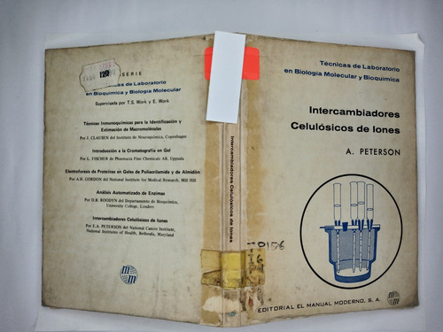 Libro Intercambiadores Celulósicos De Lones Peterson 198y3 (Usado)