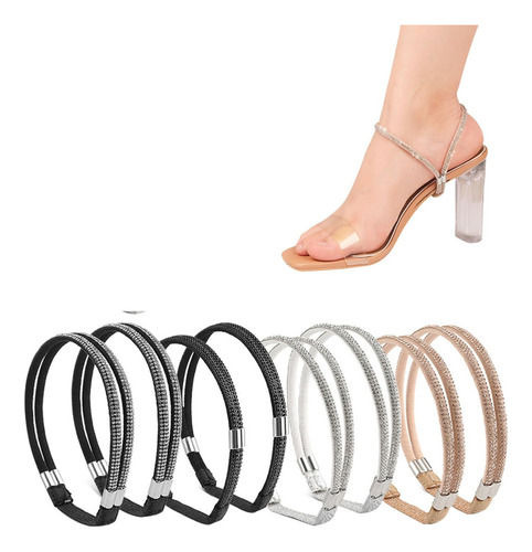 Correas De Zapato De Tacones Altos Elásticos, Correas