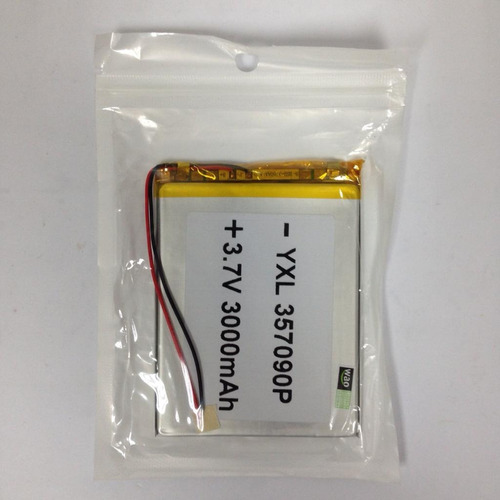 Imagen 3 de 5 de Bateria Tablet China 3.7v 3000mah 9,3x7x0,3cm Videoking8