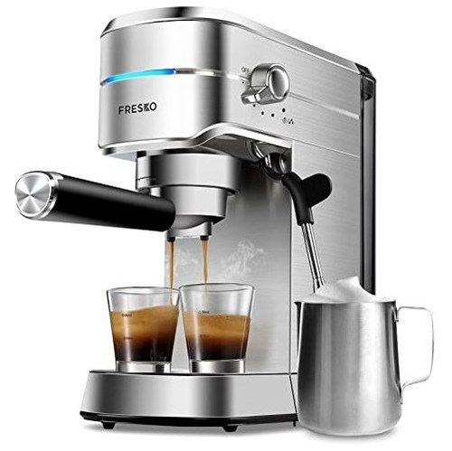 Fresko Espresso Machine, 15 Bar Calefacciã3n Rápida N5mry