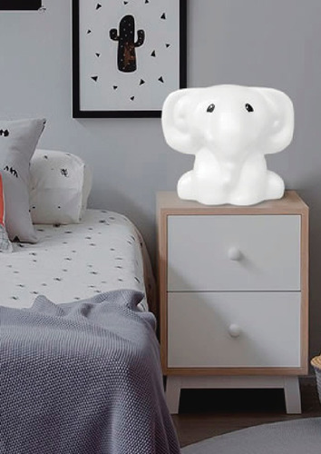 Elefante Trompita Iluminado Infantil Apto Led Luminico