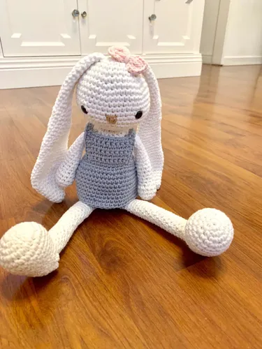 Muñecos Crochet Tejido,coneja Tejida Para Bebés,amigurumi