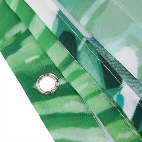 Cortina De Ducha De Poliéster Impermeable Con Estampado De H