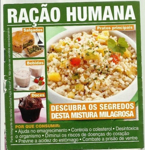 850 Rvt- Uma Revista De Receitas- Ração Humana- Culinária