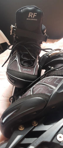 Patines En Línea Rollerface Unisex Negros (Usado)