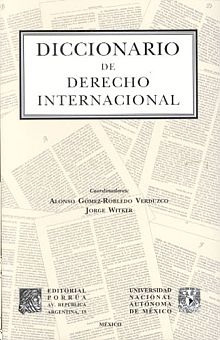 Libro Diccionario De Derecho Internacional Lku