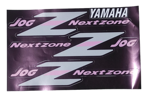 Kit Calcomania Yamaha Jog Nextzone 50cc Rosada