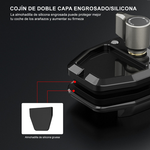 1 Soporte Negro Para Cámara De Parabrisas Para Motocicleta