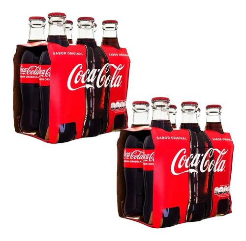 Coca-cola Refrigerante Garrafa Pack 12 Unid 250ml Envio Full