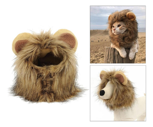 Cachorro, Gato, Juba De Leão, Juba De Leão Realista Ym