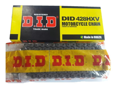 Corrente Did 428 X 122 Xtz 150 Crosser Cbx 150 Com Retentor