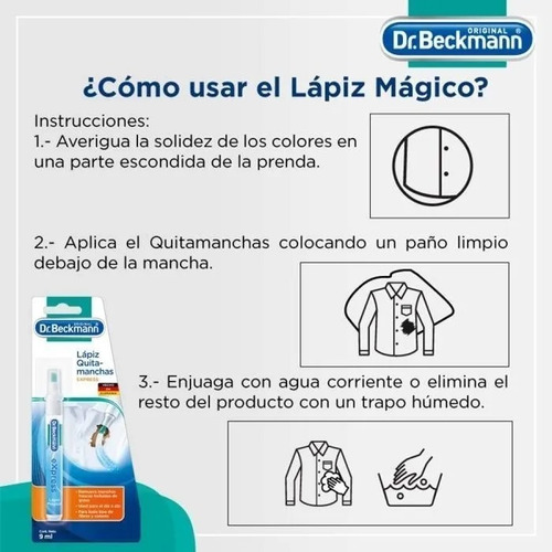 Lapiz Quitamanchas De Ropa Exprés