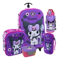 Comprar Set Scool Ranger Maleta Lonchera Cartuchera Kuromi Full 3d