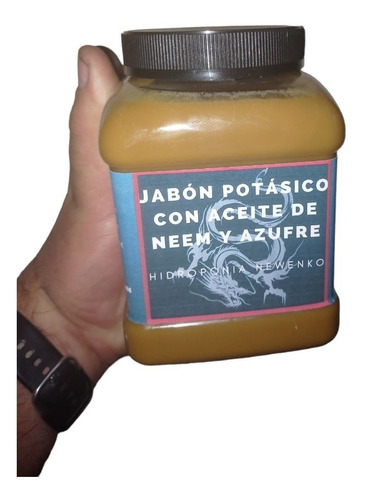 Jabón Potásico Con Aceite De Neem Y Azufre Evita El Oídio 