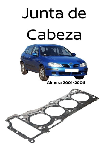 Empaque De Cabeza Almera 2002 M 1.8 Metalica