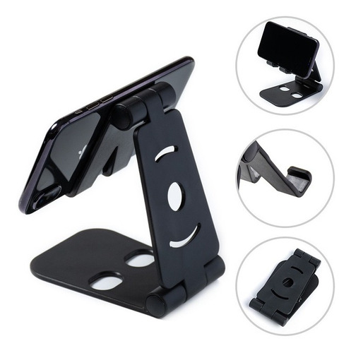 Soporte Atril Celular Apoya Tablet Plegable Base Regulable