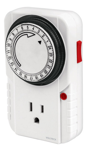 Temporizador Timer Analógico 24 Horas Volteck Tem-1, 48385
