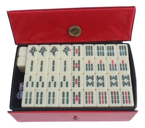 Pequeño Juego Completo De Mahjong Juego De Mesa Majiang Con