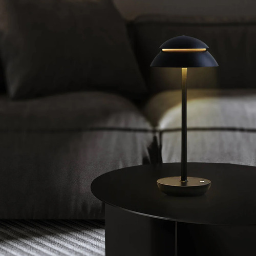 Elegante Lámpara Led En Forma De Hongo: Recargable, 3 Modos,