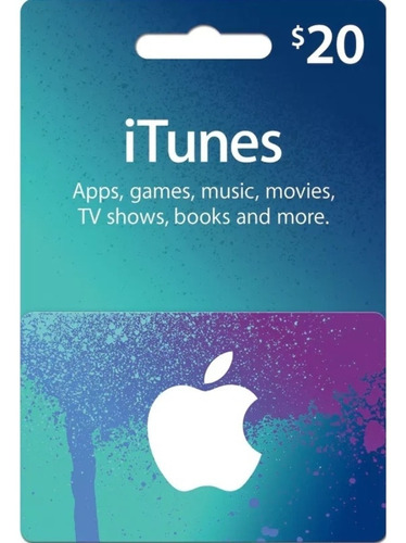 Tarjeta Itunes Apple Store 20 Usd Entrega Inmediata