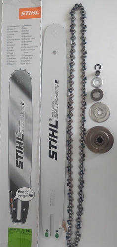 Imagen 4 de 4 de Espada 20 Y Cadena Originales Stihl,con Campana Completa Ge
