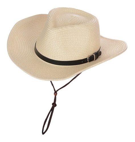 A Sombrero De Sol De Paja Cubana Proteccin Uv Viaje Floppy