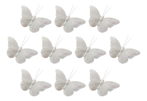 10x Decoración De Pared De Mariposa Simulada, 7,5 Cm