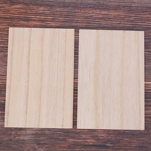 Láminas De Madera De Balsa, 10 Unidades, 150 X 100 X 2 Mm, P