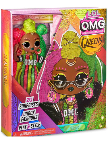 Lol Surprise Omg Queens Sways Fashion Doll Con 20 Sorpresas