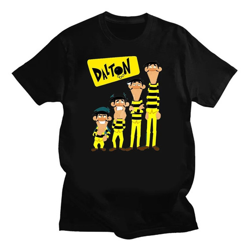 Polera Básica Lucky Luke Strips De Dalton Broers